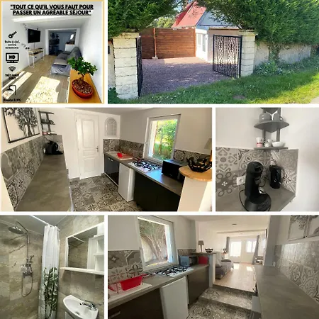 Apartman Les Papillons La Foulnerie Avec Cour Autonome 61270 Proche 61300 L'aigle -sanateflo- *